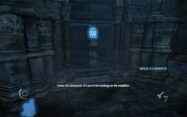 The first symbol - Activate the podium - Chapter 3: Dirty Secrets - Thief - Game Guide and Walkthrough
