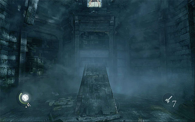 The place where you need to climb to the ledge above - Reach the central tower - Chapter 3: Dirty Secrets - Thief - Game Guide and Walkthrough