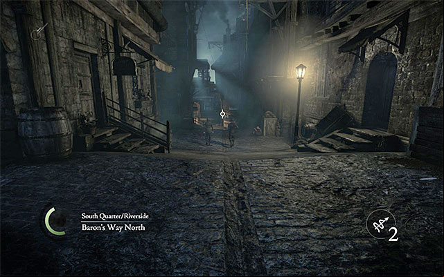 One of the areas in the South Quarter - The key locations in the City - Trips to the City - Thief - Game Guide and Walkthrough