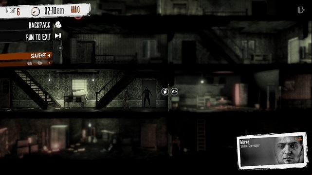 Shadow is your ally. - Good picker tactic - searching through location | Night trips - Night trips - This War of Mine Game Guide
