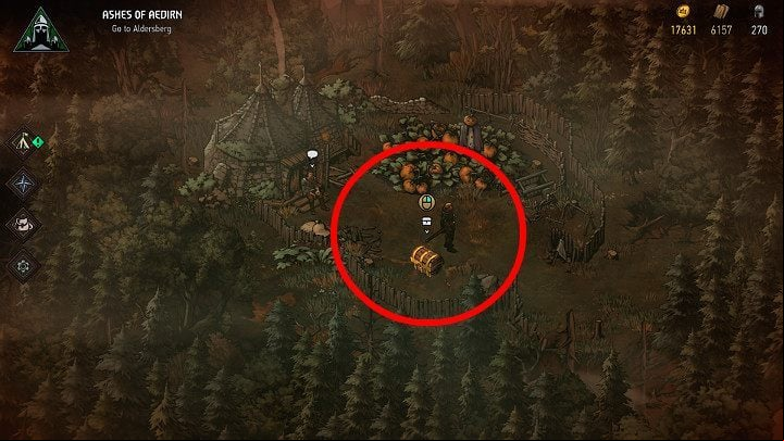 Having acquired the map, head to the designated location - Hidden treasures chests in Aedirn | Thronebreaker The Witcher Tales - Maps of hidden treasures - Thronebreaker The Witcher Tales Guide