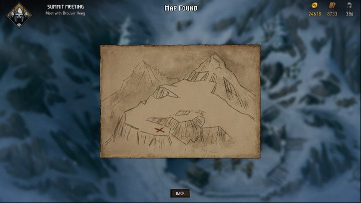 You can get a map that shows the path to the last treasure in Mahakam near the place where dwarves bury the dead - Hidden treasures chests in Mahakam| Thronebreaker The Witcher Tales - Maps of hidden treasures - Thronebreaker The Witcher Tales Guide