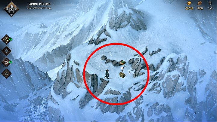 The last treasure chest can be found on the highest peak of Mahakam - Hidden treasures chests in Mahakam| Thronebreaker The Witcher Tales - Maps of hidden treasures - Thronebreaker The Witcher Tales Guide
