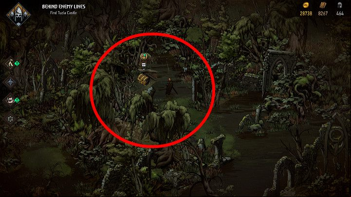 The fourth chest is not visible on the map from the very beginning - Hidden treasures chests in Angren| Thronebreaker The Witcher Tales - Maps of hidden treasures - Thronebreaker The Witcher Tales Guide