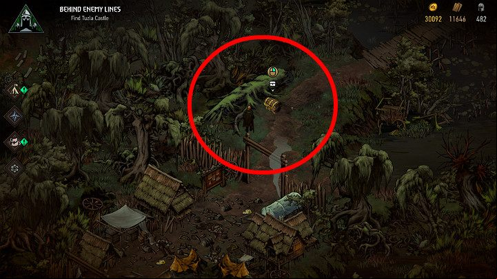 Having acquired the map, head for the marked location and dig up the treasure - Hidden treasures chests in Angren| Thronebreaker The Witcher Tales - Maps of hidden treasures - Thronebreaker The Witcher Tales Guide