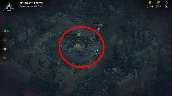 Access to the second treasure chest is guarded by a quite strong opponent - Hidden treasures chests in Rivia | Thronebreaker The Witcher Tales - Maps of hidden treasures - Thronebreaker The Witcher Tales Guide