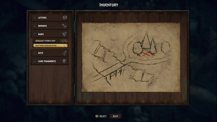 The location of treasure map 3 is marked with a blue number 3 on the map of Rivia - Hidden treasures chests in Rivia | Thronebreaker The Witcher Tales - Maps of hidden treasures - Thronebreaker The Witcher Tales Guide