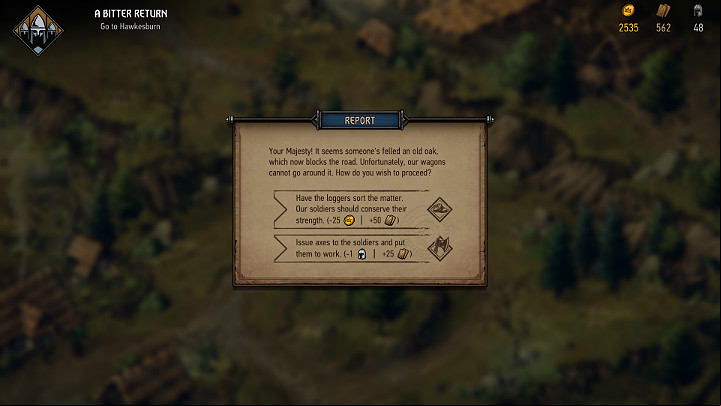 As with decisions to the kingdoms inhabitants, overcoming field obstacles requires a certain amount of resources to be sacrificed or will have a negative impact on the morale of the army - The Basic tips for Thronebreaker The Witcher Tales - General Advice - Thronebreaker The Witcher Tales Guide