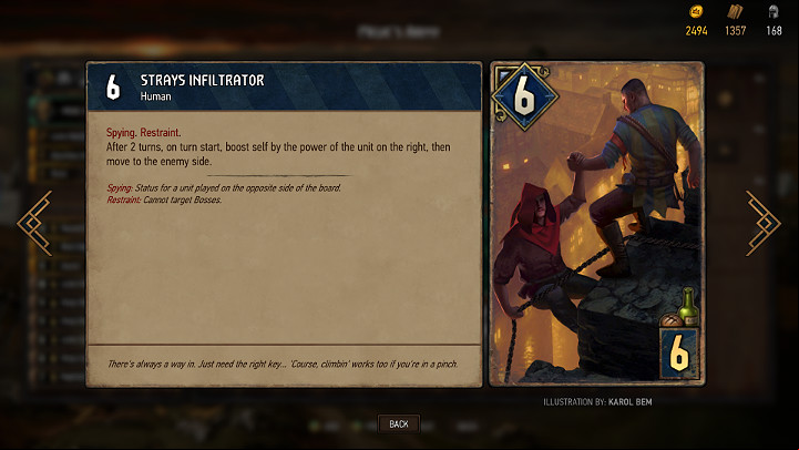 Spy units are sent to the opponents side to trigger a specific effect - Types of units, flags and gadgets in Thronebreaker The Witcher Tales - Card Deck - Thronebreaker The Witcher Tales Guide