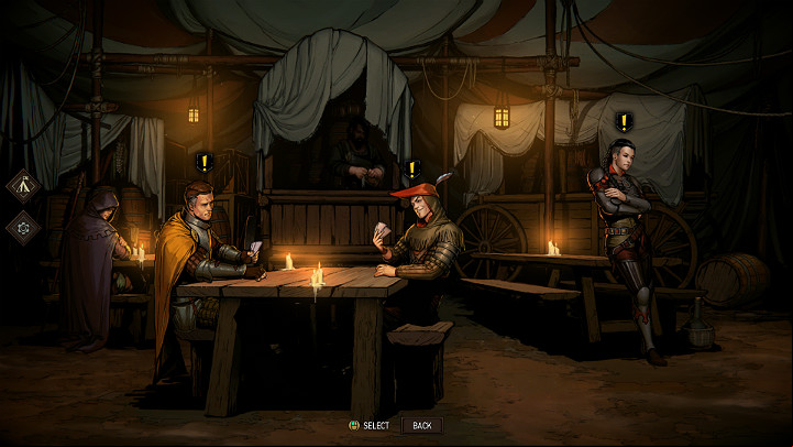 The canteen serves as a meeting place for companions who have ed your army - The Camp in Thronebreaker The Witcher Tales - General Advice - Thronebreaker The Witcher Tales Guide