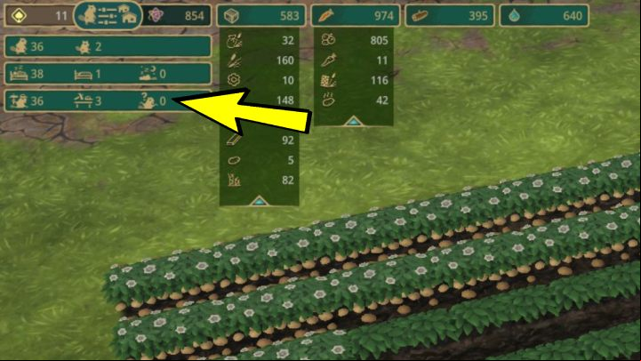 The population of your colony is displayed in the upper left corner of the screen - Timberborn: Beginners Guide - Basics - Timberborn Guide
