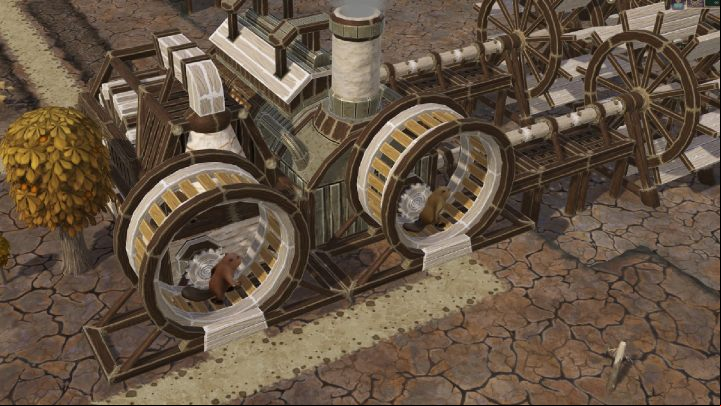 When the drought comes, the water wheels will stop working - Timberborn: Beginners Guide - Basics - Timberborn Guide