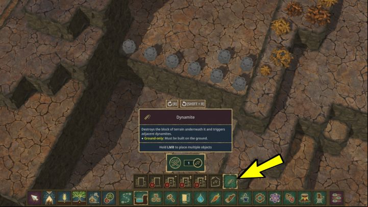 When you start producing explosives, they will go into storage - Timberborn: Materials and resources - list - Basics - Timberborn Guide