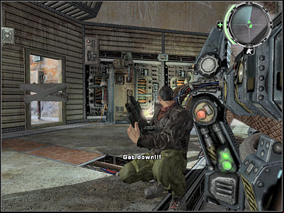 Now you will have to patiently wait for the allied soldier to destroy a wooden barricade (screen) that's blocking your only exit - Arrival I - Walkthrough - Timeshift - Game Guide and Walkthrough
