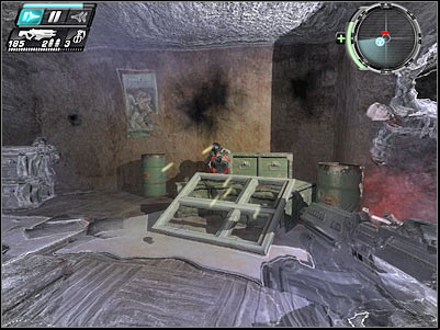 You should be able to find a second hole in the floor - Back Again IV - Walkthrough - Timeshift - Game Guide and Walkthrough