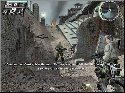 Start off by following the of your squad - New Blood I - Walkthrough - Timeshift - Game Guide and Walkthrough