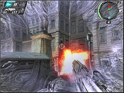 Once the snipers have been killed, start shooting at the remaining enemy soldiers - New Blood I - Walkthrough - Timeshift - Game Guide and Walkthrough
