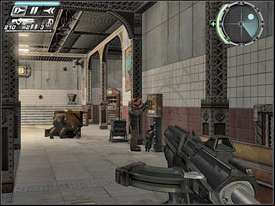 You won't have to explore the left corridor, because you won't find anything of interest there - Infiltration I - Walkthrough - Timeshift - Game Guide and Walkthrough