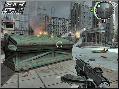 Start off by killing some of the closer enemy units - Infiltration I - Walkthrough - Timeshift - Game Guide and Walkthrough