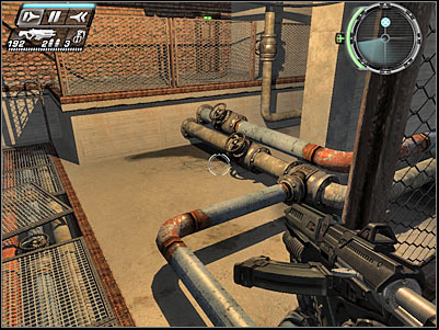 Your suit will probably inform you that this area is not safe - Infiltration II - Walkthrough - Timeshift - Game Guide and Walkthrough
