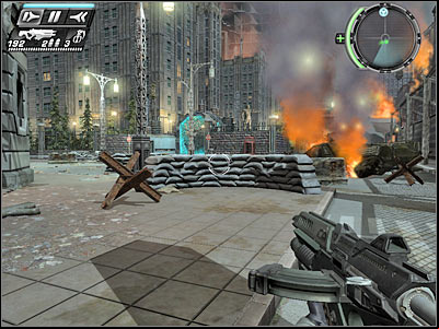 I guess you won't be surprised by the fact that reinforcements will show up here very soon - Infiltration III - Walkthrough - Timeshift - Game Guide and Walkthrough