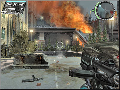You shouldn't encounter any additional enemy units here - Infiltration IV - Walkthrough - Timeshift - Game Guide and Walkthrough