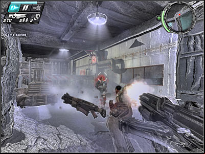 The security checkpoint is to the right - Ground Floor I - Walkthrough - Timeshift - Game Guide and Walkthrough