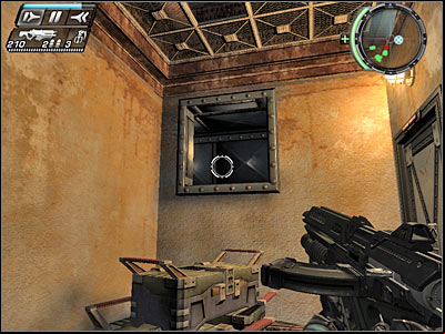 Once you're inside the shaft, turn right - Ground Floor V - Walkthrough - Timeshift - Game Guide and Walkthrough