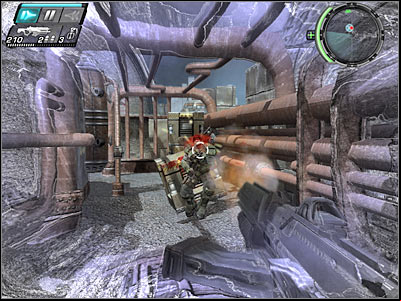 You should be able to find a second sniper rifle here, so make sure that you've picked it up for more ammo - Getaway I - Walkthrough - Timeshift - Game Guide and Walkthrough