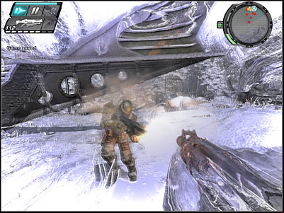 You should be using the sniper rifle all the time, however if you don't want to waste too many bullets, you may also consider combining a standard machine gun with a slow-motion feature - Better Late... I - Walkthrough - Timeshift - Game Guide and Walkthrough