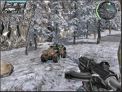 You will have an opportunity to use an ATV to travel to the next area of the map - Better Late... I - Walkthrough - Timeshift - Game Guide and Walkthrough
