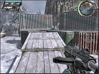 The switching controlling the gate is located at the top of the watch tower - Better Late... IV - Walkthrough - Timeshift - Game Guide and Walkthrough
