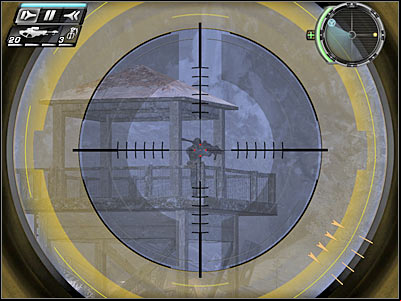 If you're running low on ammo, health or power, try moving back to nearby crates (screen) - Point of Impact I - Walkthrough - Timeshift - Game Guide and Walkthrough