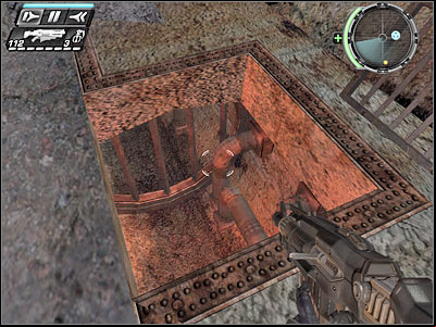 You will come across your first puzzle very soon - Point of Impact II - Walkthrough - Timeshift - Game Guide and Walkthrough