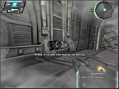 You will come across a destroyed section of the tunnel - Liberation II - Walkthrough - Timeshift - Game Guide and Walkthrough