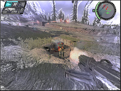 Keep running towards the base - Forced Entry II - Walkthrough - Timeshift - Game Guide and Walkthrough
