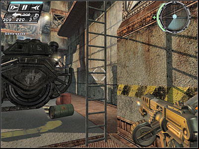 Once you've reached this new platform, proceed to a second ladder right away - Factory Recall III - Walkthrough - Timeshift - Game Guide and Walkthrough