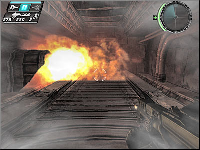 One of the enemy soldiers should be standing to your right (screen) - Some Assembly Required I - Walkthrough - Timeshift - Game Guide and Walkthrough