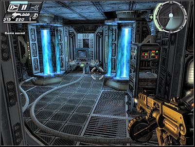 Press the button and turn around - Sabotage IV - Walkthrough - Timeshift - Game Guide and Walkthrough