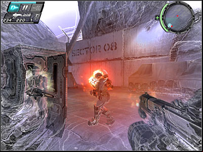 You will probably have to kill two of those soldiers right away - Exeunt I - Walkthrough - Timeshift - Game Guide and Walkthrough