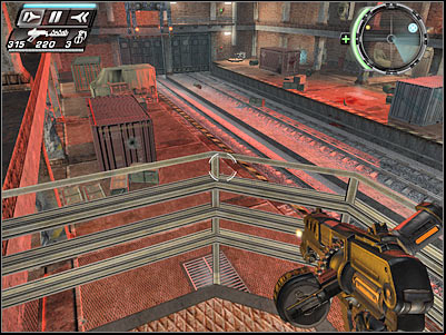 Pull the lever and activate slow-motion at the same time - Drive-By III - Walkthrough - Timeshift - Game Guide and Walkthrough