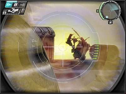 Now you will have to defeat several soldiers equipped with energy shields (screen) - Gate Crashers I - Walkthrough - Timeshift - Game Guide and Walkthrough