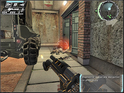Once you've acquired explosive materials, you may go back up - Gate Crashers II - Walkthrough - Timeshift - Game Guide and Walkthrough