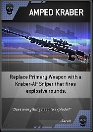 Name: Amped Kraber - Burn Cards - Titanfall - Game Guide and Walkthrough