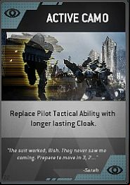Name: Active Camo - Burn Cards - Titanfall - Game Guide and Walkthrough
