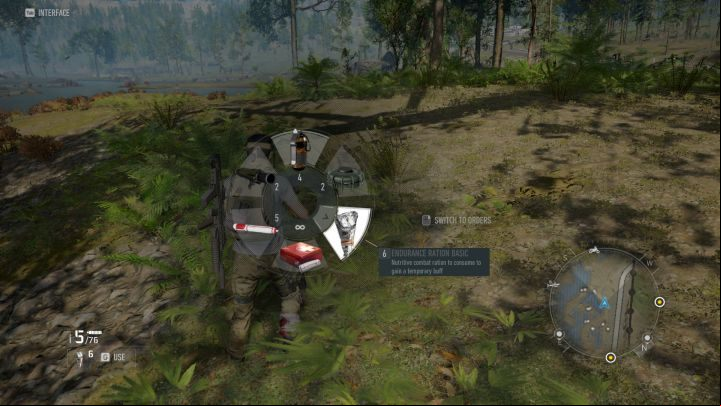 As with any other item, rations can be activated from the quick selection circle menu. - Rations & Supplies in Ghost Recon Breakpoint - Types, Preparation, Usage - Basics - Tom Clancys Ghost Recon Breakpoint Guide