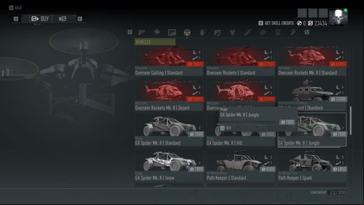 To unlock a new vehicle, you must purchase it in the store. - How to unlock and use new vehicles in Tom Clancys Ghost Recon Breakpoint? - FAQ - Tom Clancys Ghost Recon Breakpoint Guide