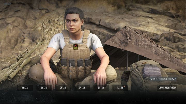 The time of day can be changed by leaving the bivouac. - Tom Clancys Ghost Recon Breakpoint Guide