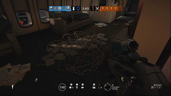 A barbed wire is an obstacle that is usually placed in important, key places like stairs leading to the bomb, narrow corridors, main entrances etc - Traps, obstacles, barricades - how to deal with them in Rainbow Six Siege? - Gameplay - Rainbow Six Siege Game Guide