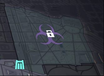 Icons on the map representing the mission (turquoise icon), give access to Dark Zones (purple icon). - How to unlock the Dark Zones in The Division 2? - FAQ - The Division 2 Guide